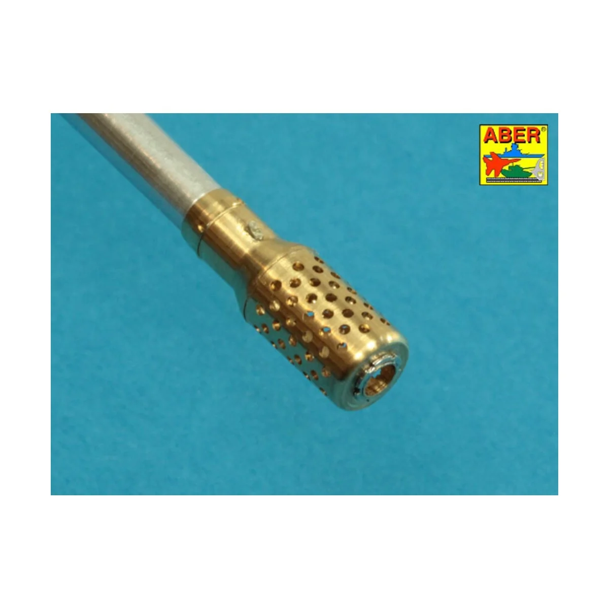 10, 5cm KwK L/70 barrel with perforated muzzle brake for German Pz....