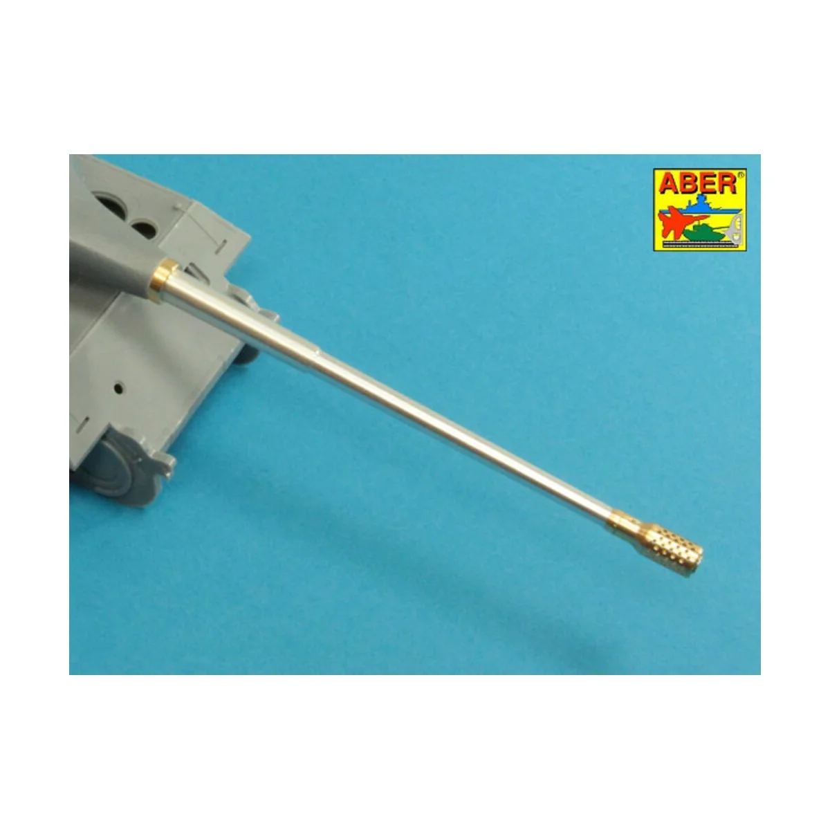 10, 5cm KwK L/70 barrel with perforated muzzle brake for German Pz....