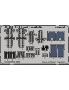 [NO_DESC] F-111 early seatbelts for Hobby Boss, 1/48 - Eduard Acces...