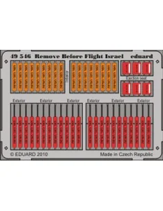 Remove Before Flight - Israel, 1/48 - Eduard Accessories 49546
