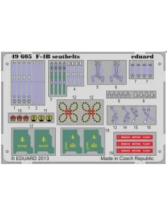 F-4B seatbelts for Academy, 1/48 - Eduard Accessories 49605