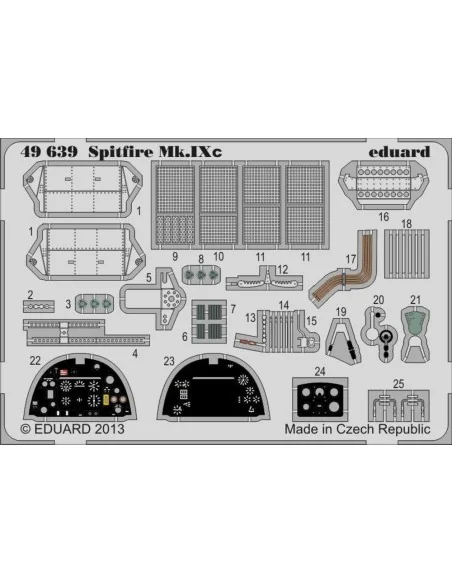Spitfire Mk.IXc for Eduard, 1/48 - Eduard Accessories 49639