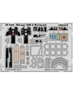 Mirage IIICJ 1/48 Weekend for Eduard, 1/48 - Eduard Accessories 49659
