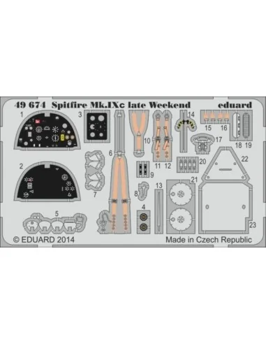 Spifire MK.IXc late WEEKEND for Eduard, 1/48 - Eduard Accessories 4...