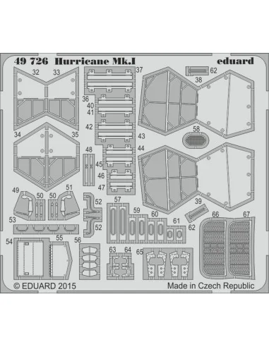 Hurricane Mk.I for Airfix, 1/48 - Eduard Accessories 49726