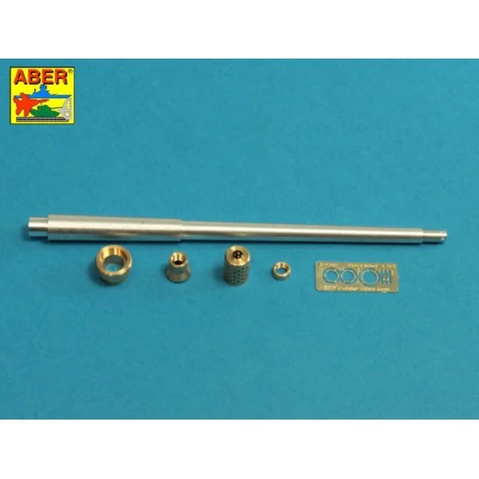 10, 5cm KwK L/70 barrel with perforated muzzle brake for German Pz....