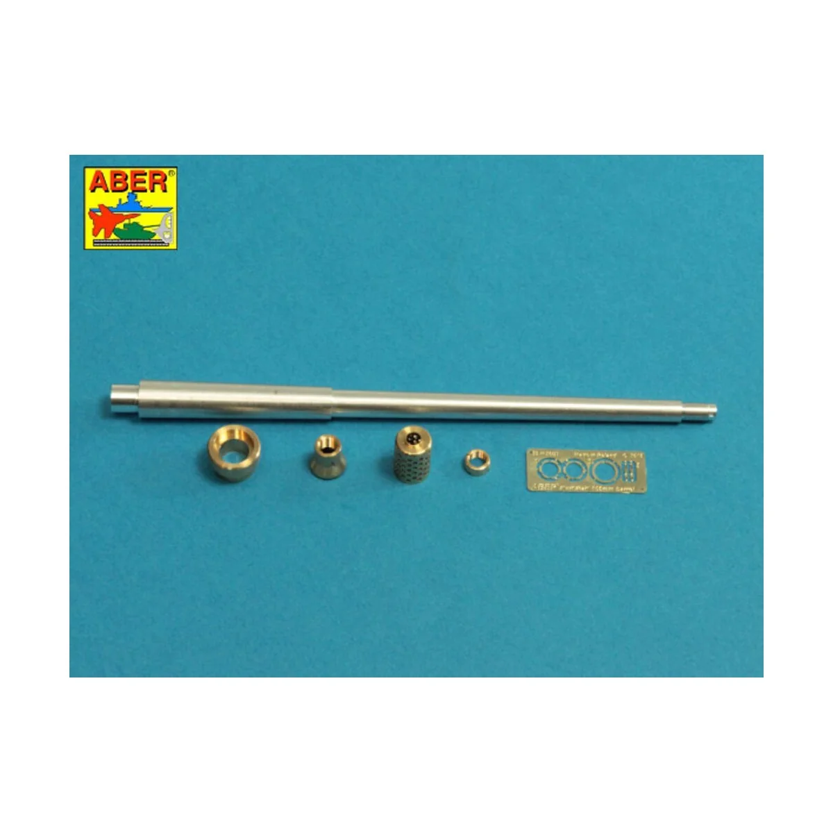 10,5cm KwK L/70 barrel with perforated muzzle brake for German Pz.K...