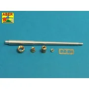 10, 5cm KwK L/70 barrel with perforated muzzle brake for German Pz....