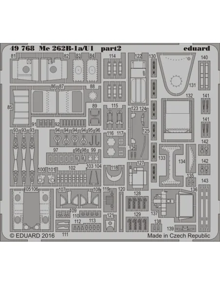 Me 262B-1a/U1, 1/48 - Eduard Accessories 49768