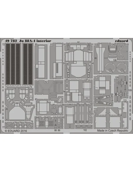 Ju 88A-4 interior for ICM, 1/48 - Eduard Accessories 49782