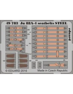 Ju 88A-4 seatbelts STEEL for ICM, 1/48 - Eduard Accessories 49783