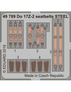 Do 17Z-2 seatbelts STEEL for ICM, 1/48 - Eduard Accessories 49789