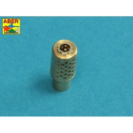 10, 5cm KwK L/70 barrel with perforated muzzle brake for German Pz....