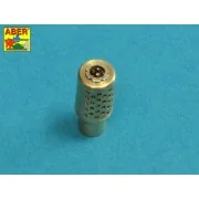 10, 5cm KwK L/70 barrel with perforated muzzle brake for German Pz....