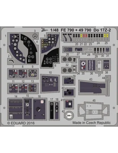 [NO_DESC] Do 17Z-2 for ICM, 1/48 - Eduard Accessories 49790
