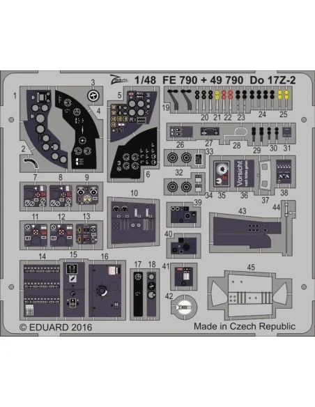Do 17Z-2 for ICM, 1/48 - Eduard Accessories 49790