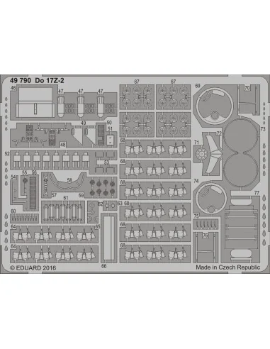 Do 17Z-2 for ICM, 1/48 - Eduard Accessories 49790