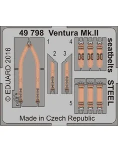 Ventura Mk.II seatbelts STEEL f.Revell, 1/48 - Eduard Accessories 4...