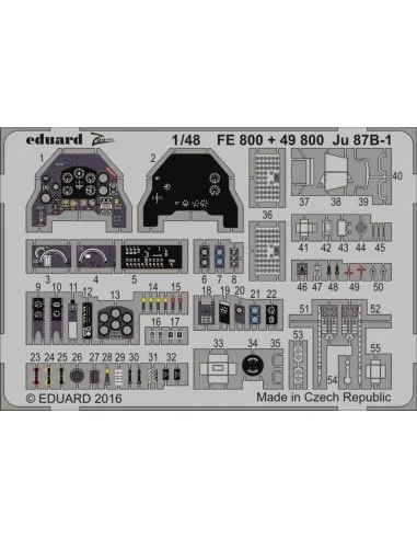 Ju 87B-1 for Airfix, 1/48 - Eduard Accessories 49800