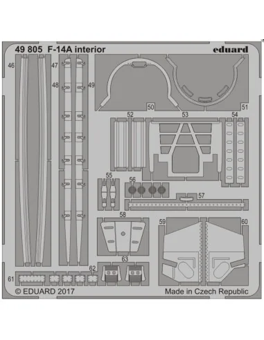 [NO_DESC] F-14A interior for Tamiya, 1/48 - Eduard Accessories 49805
