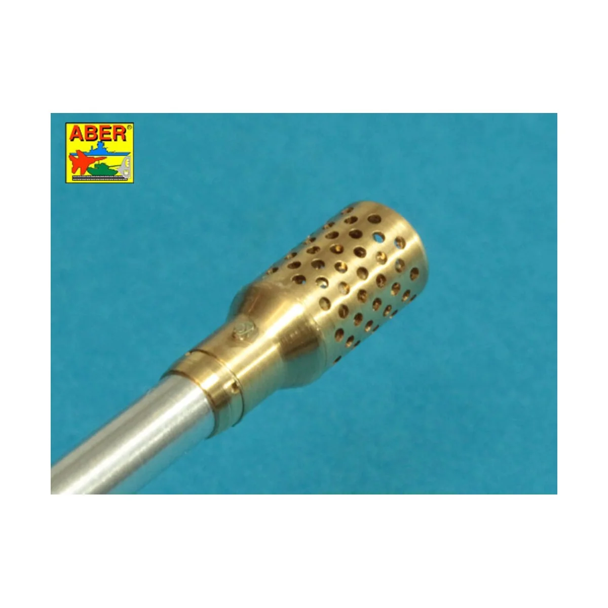 10,5cm KwK L/70 barrel with perforated muzzle brake for German Pz.K...