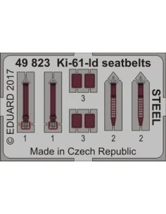 Ki-61-Id seatbelts STEEL for Tamiya, 1/48 - Eduard Accessories 49823