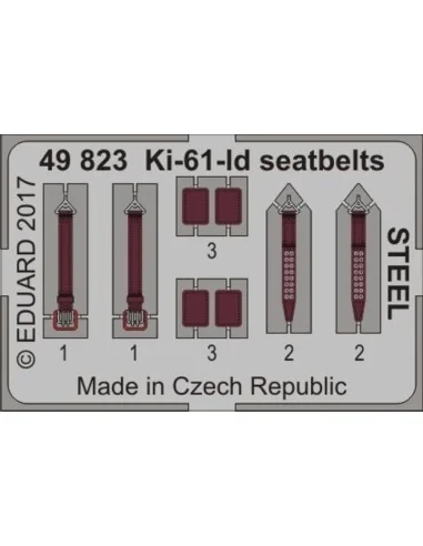 Ki-61-Id seatbelts STEEL for Tamiya, 1/48 - Eduard Accessories 49823