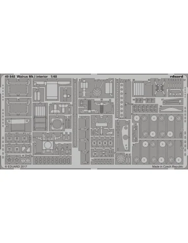Walrus Mk.I interior for Airfix, 1/48 - Eduard Accessories 49848