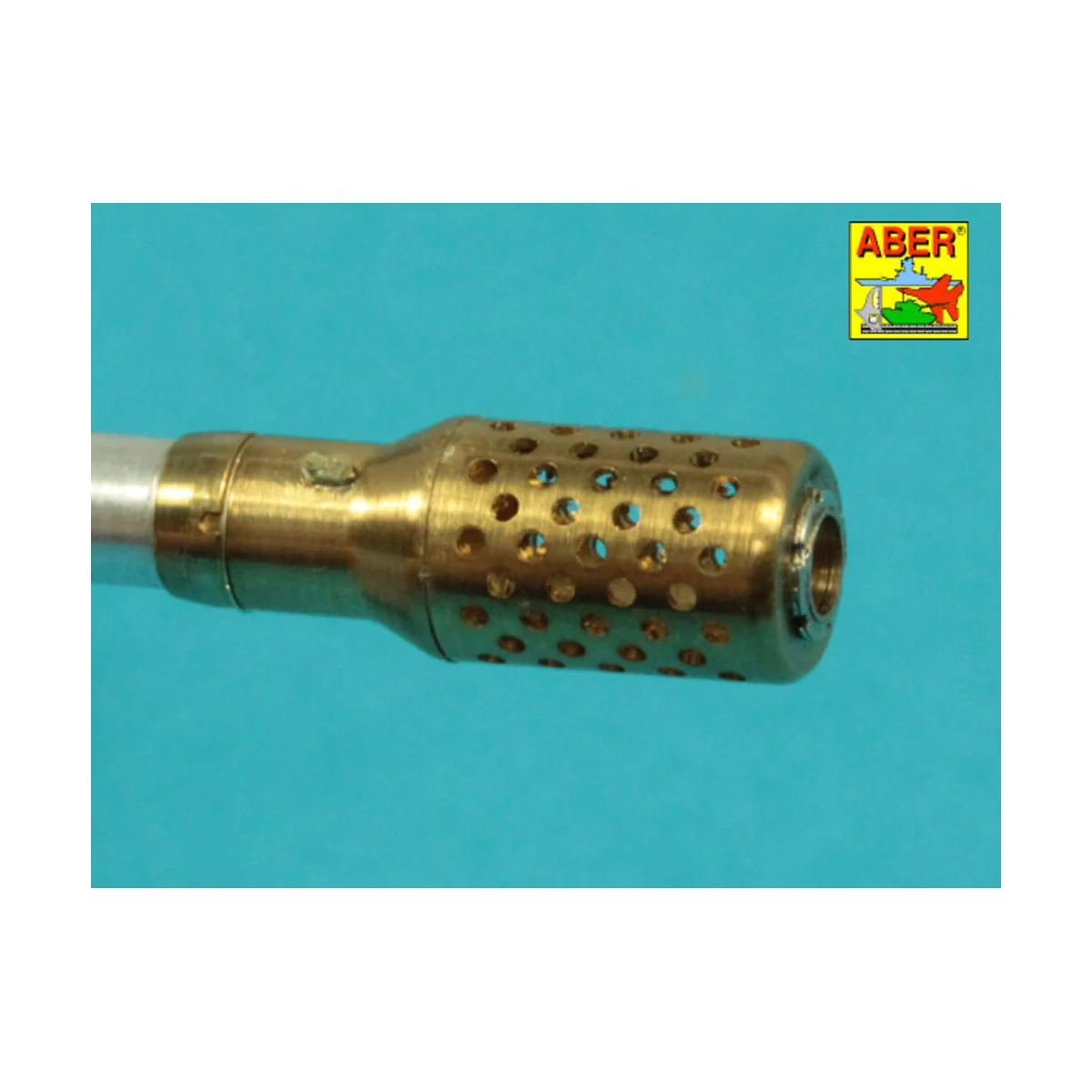 10, 5cm KwK L/70 barrel with perforated muzzle brake for German Pz....