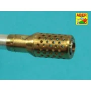 10,5cm KwK L/70 barrel with perforated muzzle brake for German Pz.K...