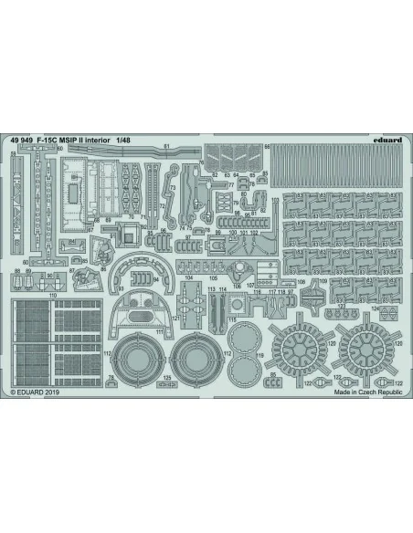 [NO_DESC] F-15C MSIP II interior f.Great Wall Hobb, 1/48 - Eduard A...