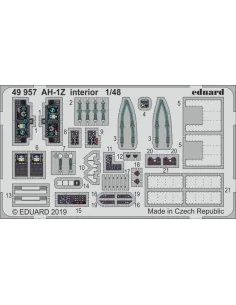 AH-1Z interior for Kitty Hawk, 1/48 - Eduard Accessories 49957