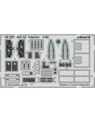 [NO_DESC] AH-1Z interior for Kitty Hawk, 1/48 - Eduard Accessories ...