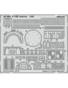 F-15E interior for Great Wall Hobby, 1/48 - Eduard Accessories 49964