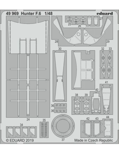 Hunter F.6 for Airfix, 1/48 - Eduard Accessories 49969