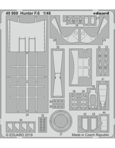 [NO_DESC] Hunter F.6 for Airfix, 1/48 - Eduard Accessories 49969