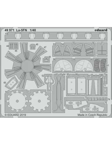 La-5FN for Zvezda, 1/48 - Eduard Accessories 49971