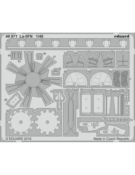 La-5FN for Zvezda, 1/48 - Eduard Accessories 49971