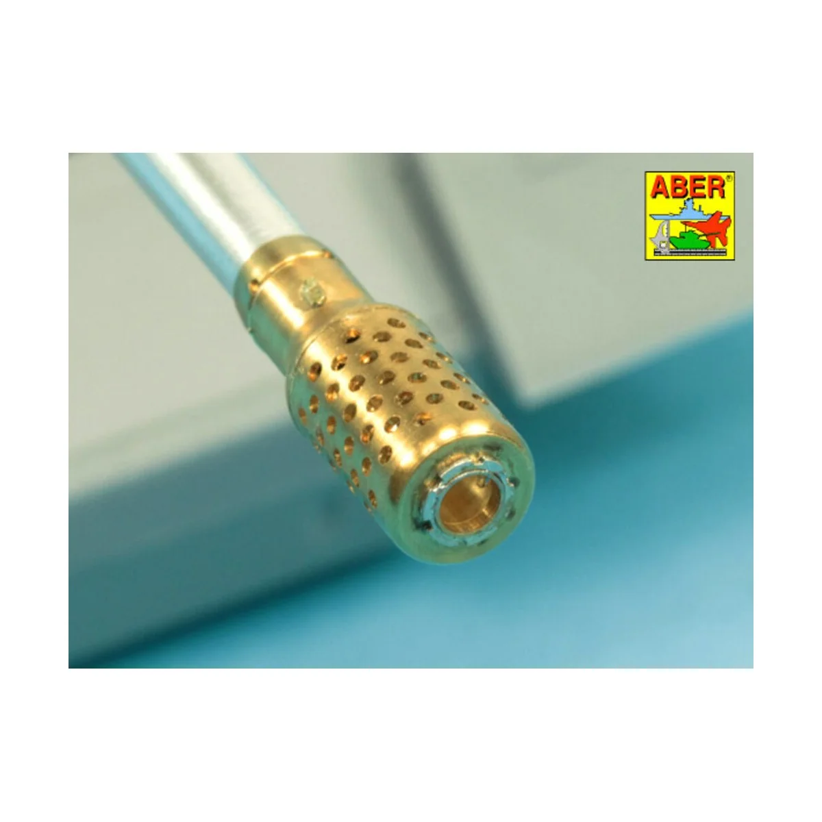 10,5cm KwK L/70 barrel with perforated muzzle brake for German Pz.K...