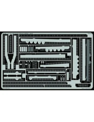 Flugzeugträger USS Hornet CV 8 Fotoätzsatz für Reling, 1/350 - Edua...