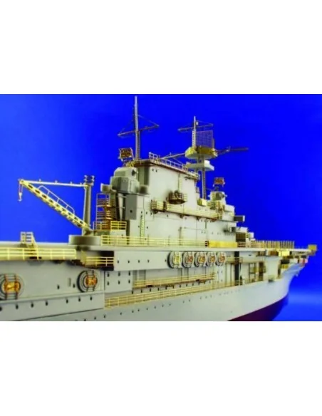 Flugzeugträger USS Hornet CV 8 Fotoätzsatz für Reling, 1/350 - Edua...