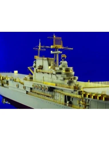 Flugzeugträger USS Hornet CV 8 Fotoätzsatz für Reling, 1/350 - Edua...