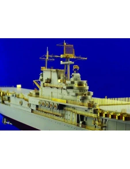 Flugzeugträger USS Hornet CV 8 Fotoätzsatz für Reling, 1/350 - Edua...