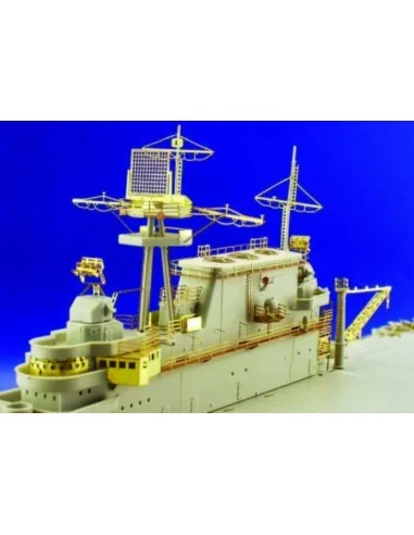 Flugzeugträger USS Hornet CV 8 Fotoätzsatz für Reling, 1/350 - Edua...