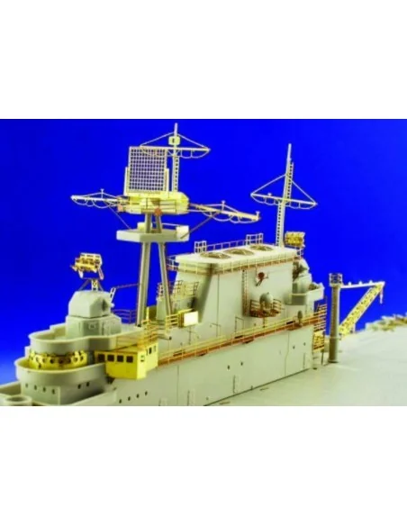 Flugzeugträger USS Hornet CV 8 Fotoätzsatz für Reling, 1/350 - Edua...