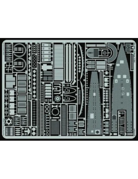 U-Boot Typ VII C Wolf Pack Fotoätzsatz Die grauen Wölfe, 1/72 - Edu...
