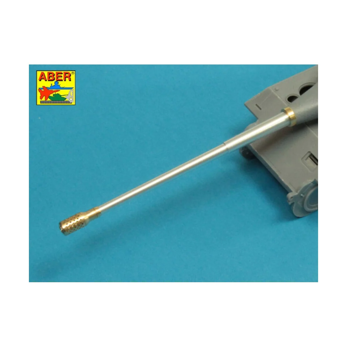 10,5cm KwK L/70 barrel with perforated muzzle brake for German Pz.K...