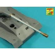 10, 5cm KwK L/70 barrel with perforated muzzle brake for German Pz....
