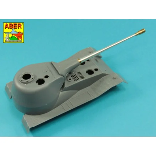 10, 5cm KwK L/70 barrel with perforated muzzle brake for German Pz....