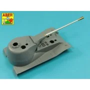 10,5cm KwK L/70 barrel with perforated muzzle brake for German Pz.K...